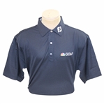 Paul Azingers Personal Official NBC Sports FootJoy Solid Stretched Pique Navy Golf Shirt