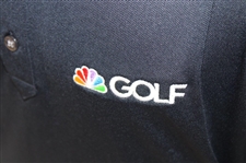 Paul Azinger's Personal Official NBC Sports FootJoy Solid Stretched Pique Navy Golf Shirt