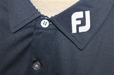 Paul Azinger's Personal Official NBC Sports FootJoy Solid Stretched Pique Navy Golf Shirt