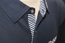 Paul Azinger's Personal Official NBC Sports FootJoy Solid Stretched Pique Navy Golf Shirt