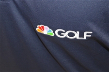 Paul Azinger's Personal Official NBC Sports FootJoy Pique Block Navy/Lagoon Golf Shirt