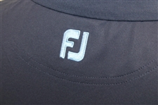 Paul Azinger's Personal Official NBC Sports FootJoy Pique Block Navy/Lagoon Golf Shirt