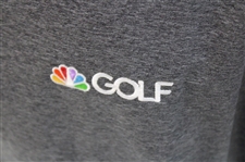 Paul Azinger's Personal Official NBC Sports FootJoy Lisle Accent Heather Black Golf Shirt