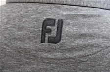 Paul Azinger's Personal Official NBC Sports FootJoy Lisle Accent Heather Black Golf Shirt