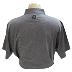 Paul Azinger's Personal Official NBC Sports FootJoy Lisle Accent Heather Black Golf Shirt