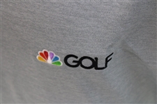 Paul Azinger's Personal Official NBC Sports FootJoy Pique Block Heather Grey/Lime Golf Shirt