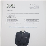 Paul Azinger's Personal Official NBC Sports FootJoy L/S Sun Protection Navy Golf Shirt