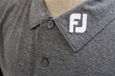 Paul Azinger's Personal Official NBC Sports FootJoy PD Per Charcoal Heather Golf Shirt