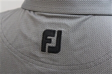 Paul Azinger's Personal Official NBC Sports FootJoy Micro Jacquar Black/White Golf Shirt