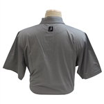 Paul Azinger's Personal Official NBC Sports FootJoy Micro Jacquar Black/White Golf Shirt