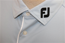 Paul Azinger's Personal Official NBC Sports FootJoy L/S Sun Protection Blue Fog Golf Shirt