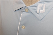 Paul Azinger's Personal Official NBC Sports FootJoy L/S Sun Protection Blue Fog Golf Shirt