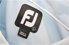 Paul Azinger's Personal Official NBC Sports FootJoy L/S Sun Protection Blue Fog Golf Shirt