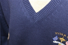 Paul Azinger's 2002 Ryder Cup at The Belfry Team USA L/S Navy Sweater