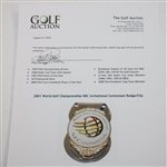 Paul Azinger's 2001 World Golf Championship NEC Invitational Contestant Badge/Clip