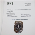 Paul Azinger's 1998 The Players Championship Contestant Badge/Clip