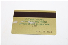 Paul Azinger's 2019 Augusta National Golf Club Personal Masters Tournament Credit Card