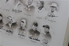 Paul Azinger's USA Ryder Cup 'America's Captains' Signed Giclee Gifted By PGA - Framed JSA ALOA