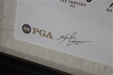 Paul Azinger's USA Ryder Cup 'America's Captains' Signed Giclee Gifted By PGA - Framed JSA ALOA