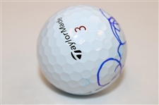 Rory McIlroy Signed TaylorMade 3 Logo Golf Ball JSA ALOA