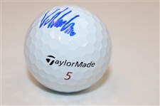 Viktor Hovland Signed TaylorMade 5 Logo Golf Ball JSA ALOA