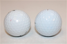 Jay Monaghan & Greg Norman Signed Golf Balls JSA ALOA