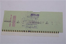 Sam Snead Signed 1974 Personal Check to the IRS for $13,439 JSA ALOA