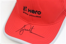 Tiger Woods Signed HERO World Challenge Red Hat JSA #Z27626
