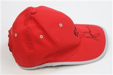 Tiger Woods Signed HERO World Challenge Red Hat JSA #Z27626