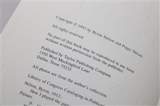 Byron Nelson Signed 1993 'How I Played The Game' Book JSA ALOA