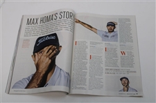 Max Homa Signed Golf Digest Magazine JSA ALOA 