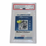2002 The Masters Tournament Clubhouse Badge #A-171 PSA NM-MT  8