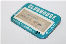 1976 Masters Tournament Clubhouse Badge #37 - Ray Floyd Win