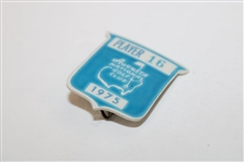 1975 Masters Tournament Contestant Badge #16 - Bob Murphy - Jack Win