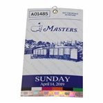 2019 Masters Tournament Sunday Final Round Ticket #A01485 - Tiger Woods Win
