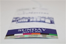 2019 Masters Tournament Sunday Final Round Ticket #A01485 - Tiger Woods Win