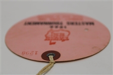 1966 Masters Tournament Sunday Final Round Ticket #1298 - Jack Nicklaus Win