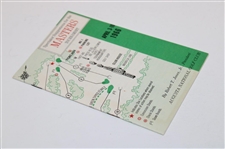 1966 Masters Tournament Spectator Guide - Jack Nicklaus Win