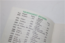 1966 Masters Tournament Spectator Guide - Jack Nicklaus Win