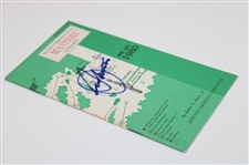 Seve Ballesteros Signed 1980 Masters Spectator Guide PSA #Z06714