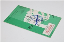 Seve Ballesteros Signed 1980 Masters Spectator Guide PSA #Z06714