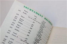 Seve Ballesteros Signed 1980 Masters Spectator Guide PSA #Z06714