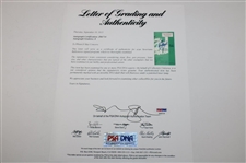 Seve Ballesteros Signed 1980 Masters Spectator Guide PSA #Z06714