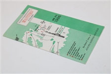 1986 Masters Tournament Spectator Guide - Jack Nicklaus Win