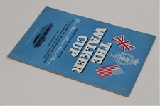 1959 The Walker Cup at Muirfield Official Program with Pairing Sheet - Nicklaus Contestant