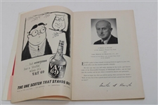 1959 The Walker Cup at Muirfield Official Program with Pairing Sheet - Nicklaus Contestant