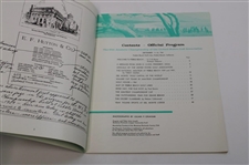 1961 US Amateur Championship at Pebble Beach Golf Links Official Program - Jack Nicklaus Winner