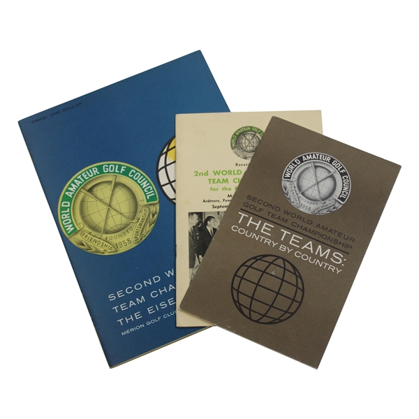 1960 World Amateur Championship Program, Score Booklet & Record Book