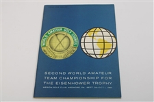 1960 World Amateur Championship Program, Score Booklet & Record Book