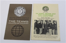 1960 World Amateur Championship Program, Score Booklet & Record Book